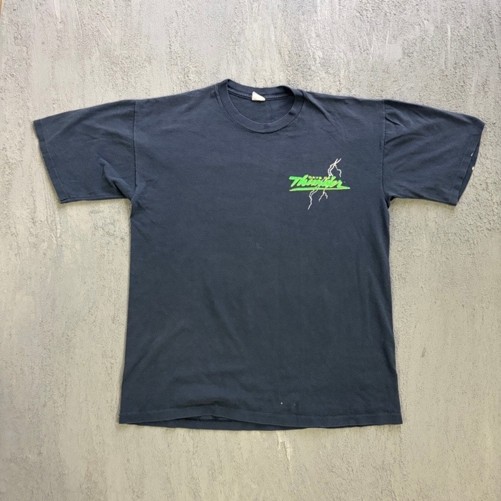 Vintage Days Of Thunder Shirt Large Black 1990s Movie Promo Cole Trickle
